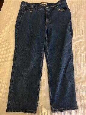 Classic Dark Blue Jeans - Straight Fit